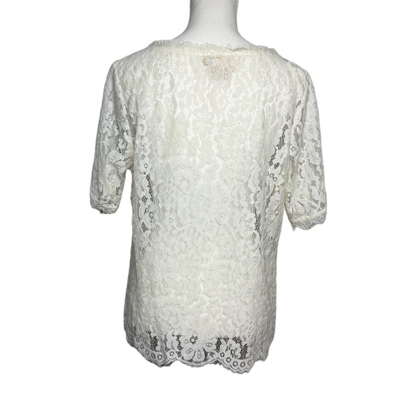Anthropologie Vanessa Virginia Elysian Lace Top - Picture 4 of 10